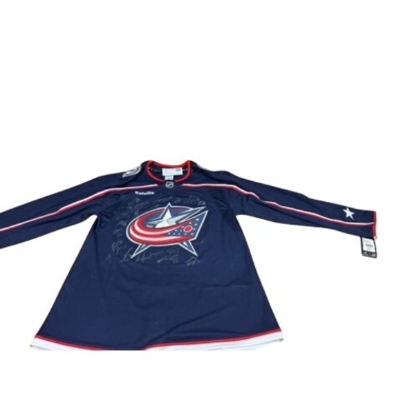 NEW TEAM SIGNED 2026 Columbus Blue Jackets NHL Fanatics Premium HockeySZ 52